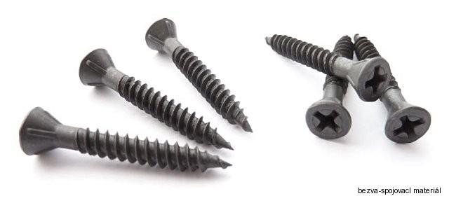 Páskované vruty 3,9x22 do sádrovláknitých desek