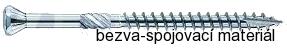 Vrut pro terasy EUROTEC 5x40 nerez C1, kuželová hlava, TORX