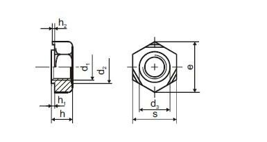 Matice pro přivařování DIN 929 M16 OBC