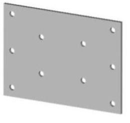 Spojovací deska 70x100 mm, 03-34 BV/S 70