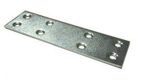 Spojovací plech PS3 30x120 mm zinek bílý