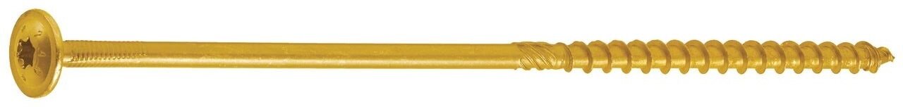Vrut pro dřevostavbu GPR /STARDRIVE/ 8x220/100 mm, talířová hlava, zinek žlutý