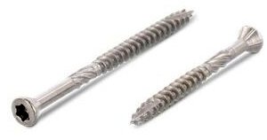 Vrut pro terasy 5x100 nerez C1 AISI 410, čočkovitá hlava, TORX, balení 200 ks