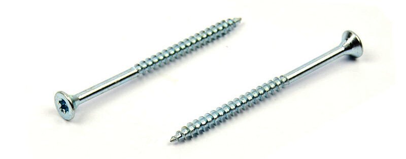 Univerzální vrut do dřeva 4x60/36 TORX zinek bílý, částečný závit