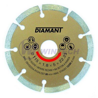 DIAMANT diam. kot. segmentový 110x22