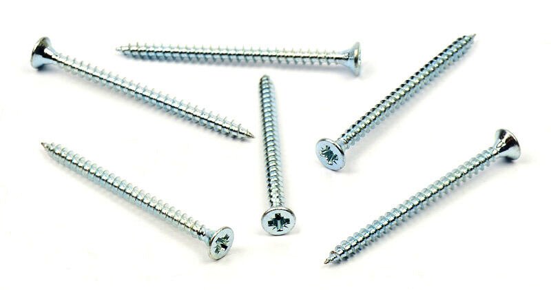 Univerzální vrut do dřeva 3,5x50 plný závit zinek bílý