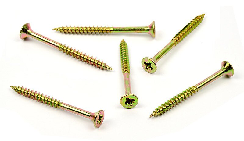 Univerzální vrut do dřeva 6x70/42 částečný závit zinek žlutý