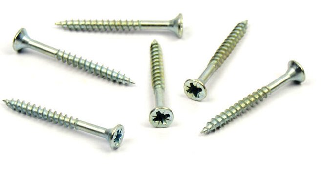 Univerzální vrut do dřeva 3,5x35/24 částečný závit zinek bílý