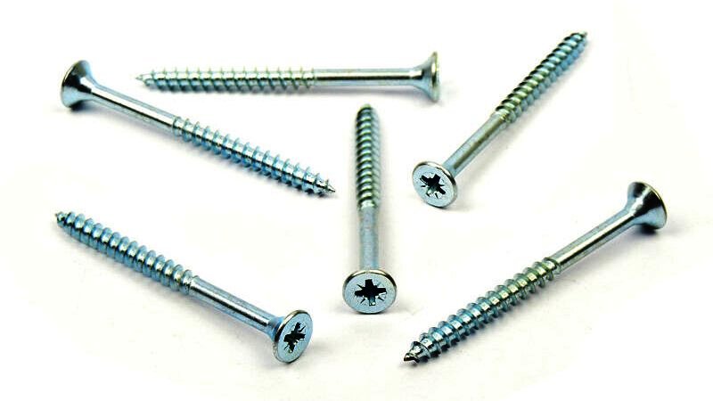 Univerzální vrut do dřeva 5x60/36 částečný závit zinek bílý