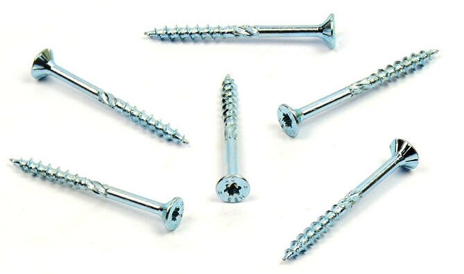 Vruty pro dřevostavby HBS 3,5x50 zinek bílý