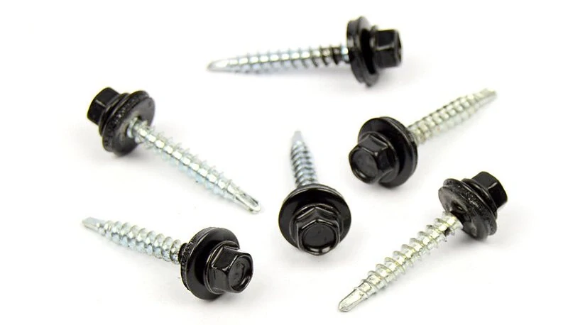 Střešní šroub GTZ F2+EPDM 4,8x20 nerez A2 RAL 9005