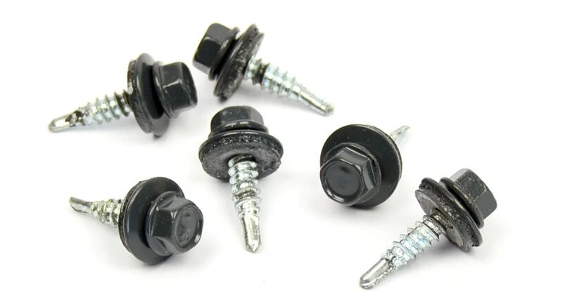 Střešní šroub GTZ F2+EPDM 4,8x35 nerez A2 RAL 7016