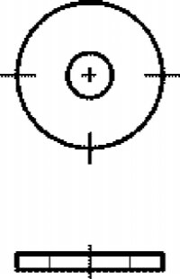 Podložka karosářská M6/6,5x40x1,5 zinek bílý