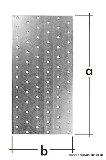 Spojovací deska PP19 DMX 120x240 mm perforovaná