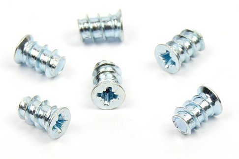 Eurovrut 8 mm - 6,3x13 mm zápustná hlava zinek bílý