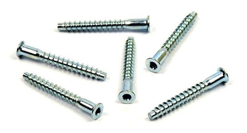 Konfirmát 3,0 mm, 6,3x50 mm, hrubý závit, zinek bílý