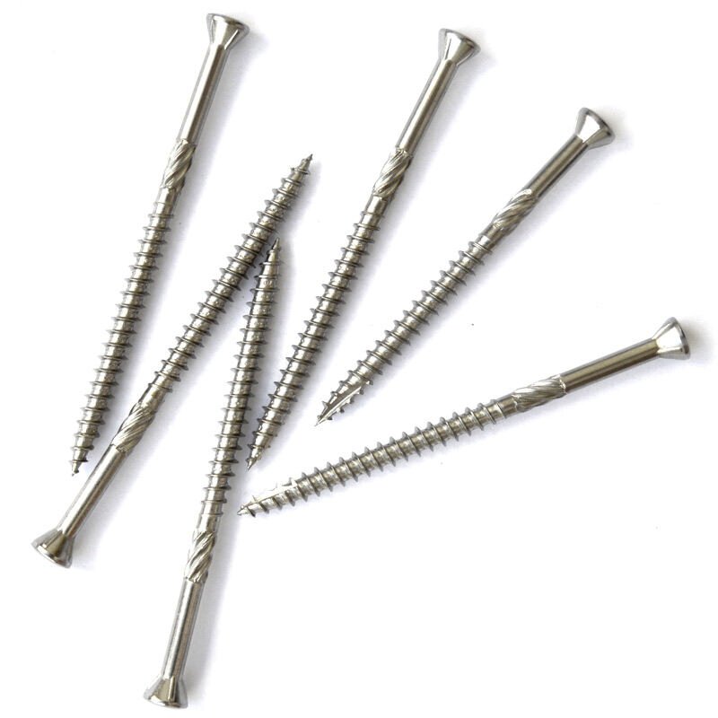 Vrut pro terasy 5x80 nerez C1 AISI 410, čočkovitá hlava, TORX