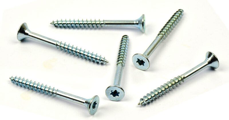 Univerzální vrut do dřeva 6x60/36 TORX zinek bílý, částečný závit