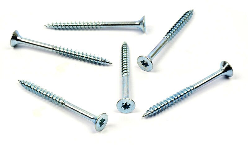 Univerzální vrut do dřeva 6x70/42 TORX zinek bílý, částečný závit