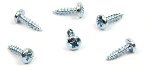 Vrut do dřeva s půlkulatou hlavou 4x15 zinek bílý křížová drážka PZ 