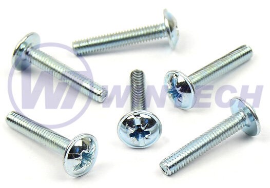 Šroub okrasný DIN 967 M4 x 22 ZB