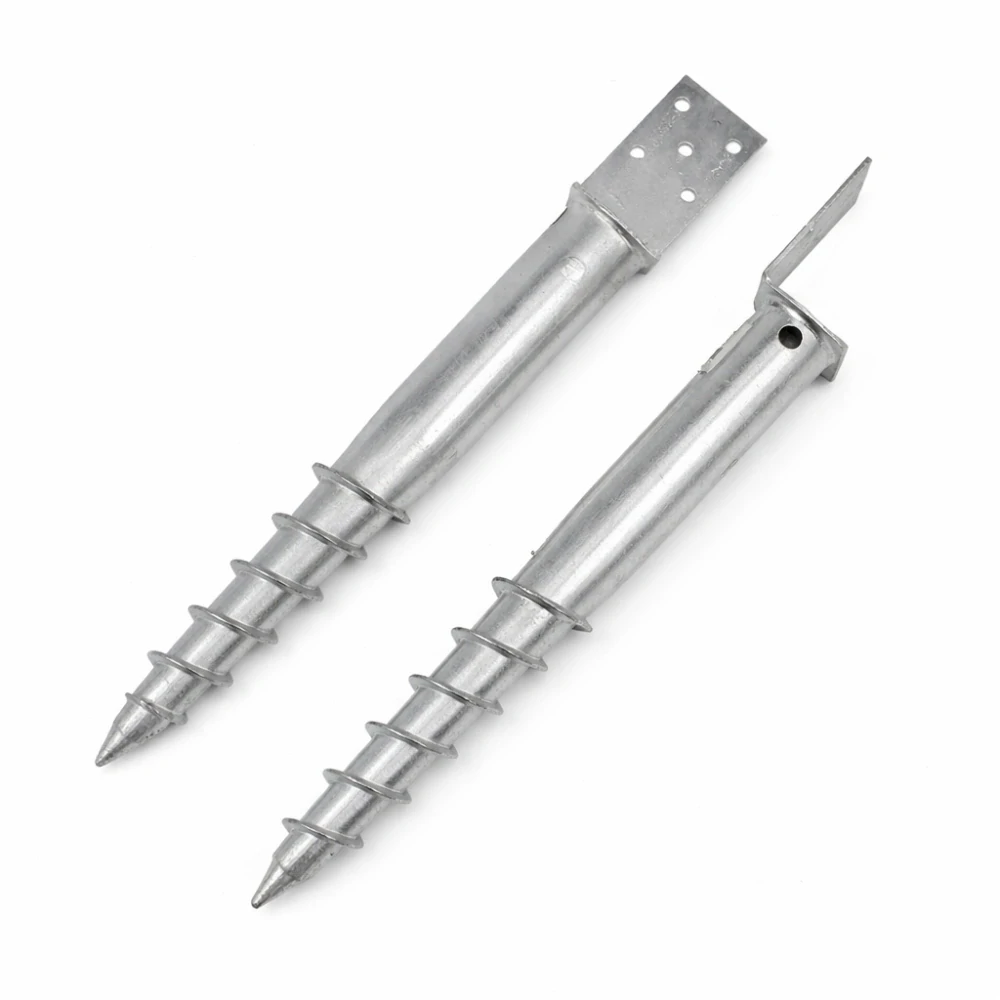 Zemní vrut typ L 80x80x700 mm – na pergoly a ploty (bez betonování)