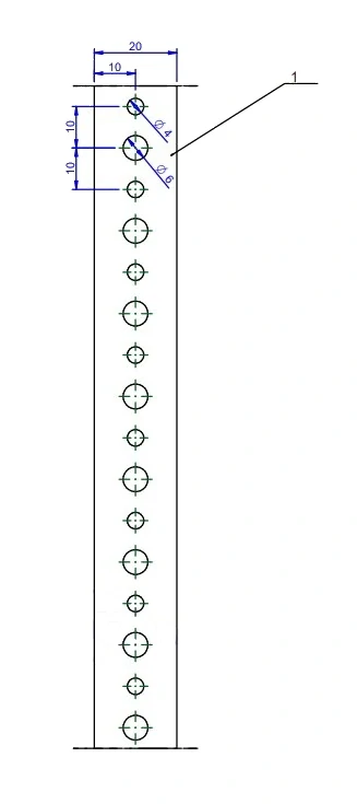 Páska mont. TM 5/3, 20x0,8x3bm