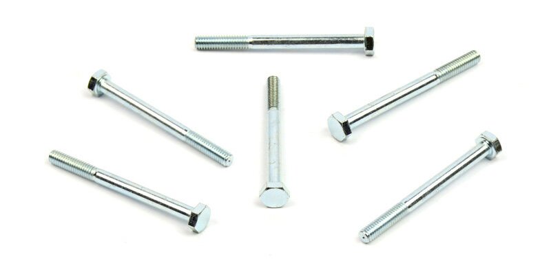 Šroub se šestihrannou hlavou DIN 931 M5x40 mm, částečný závit, zinek bílý, ocel 8.8 