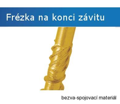 Vrut pro dřevostavbu GPR /STARDRIVE/ 8x380/100 mm, talířová hlava, zinek žlutý