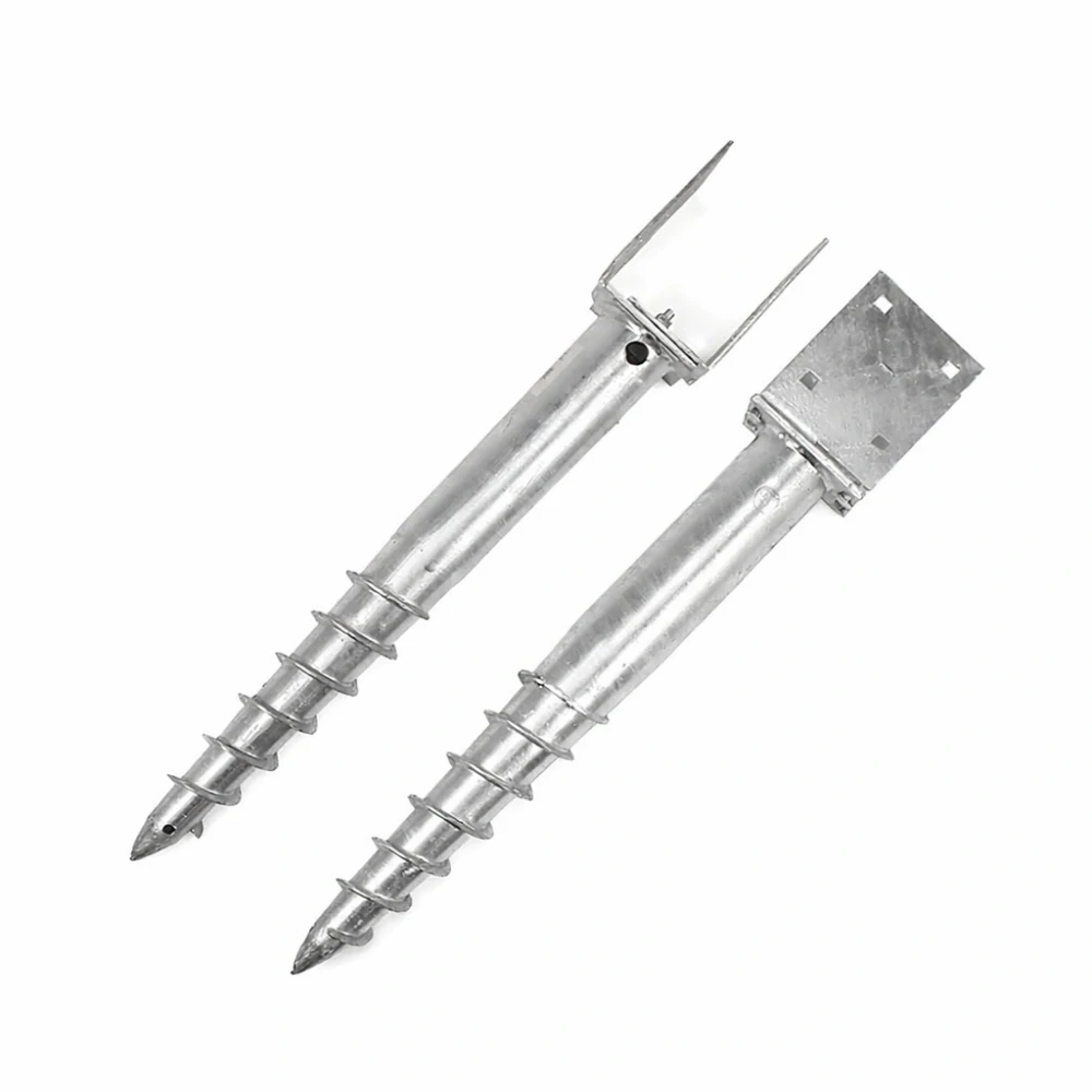 Zemní vrut U 80-170×700 mm – na pergoly a ploty (bez betonování)